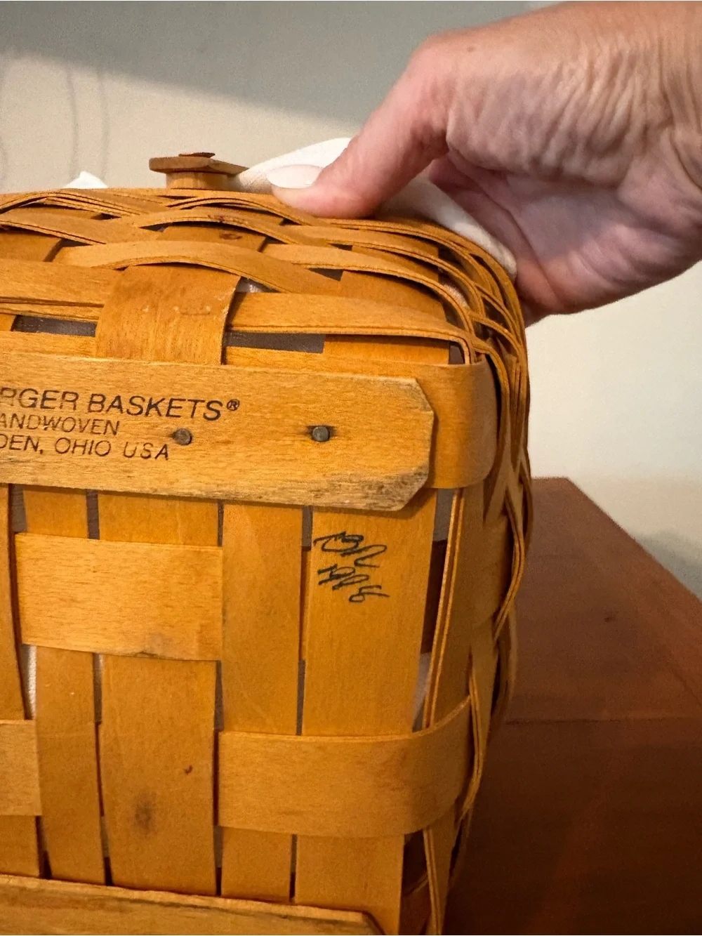 Longaberger vintage handwoven